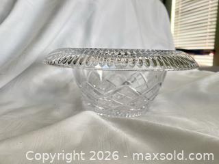 MaxSold Auction: Waterford - Irish Treasures Crystal Serving Bowl, Clear — Made in Slovenia - Las Vegas (Nevada, USA) PARTNER MANAGED Estate Sale Online Auction -  Argent Star Court