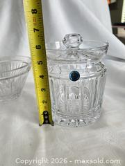 MaxSold Auction: Waterford Crystal Glassware Set — Lidded Jar, Bowl & Square Tray - Las Vegas (Nevada, USA) PARTNER MANAGED Estate Sale Online Auction -  Argent Star Court