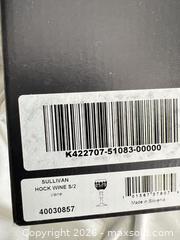 MaxSold Auction: Waterford Crystal Hock Wine Glasses, Pair - Las Vegas (Nevada, USA) PARTNER MANAGED Estate Sale Online Auction -  Argent Star Court