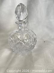 MaxSold Auction: Waterford Crystal Perfume Bottle, Cut Diamond/Hatch Pattern, 4-5 in - Las Vegas (Nevada, USA) PARTNER MANAGED Estate Sale Online Auction -  Argent Star Court