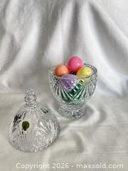 MaxSold Auction: Waterford Cut Crystal Egg Box with Original Box - Set of 2 - Las Vegas (Nevada, USA) PARTNER MANAGED Estate Sale Online Auction -  Argent Star Court