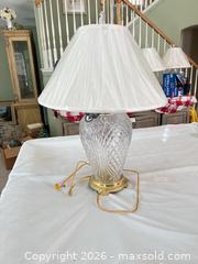 MaxSold Auction: Waterford Cut Crystal Floor Lamp, Clear/Crystal - Las Vegas (Nevada, USA) PARTNER MANAGED Estate Sale Online Auction -  Argent Star Court
