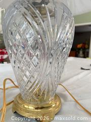 MaxSold Auction: Waterford Cut Crystal Floor Lamp, Clear/Crystal - Las Vegas (Nevada, USA) PARTNER MANAGED Estate Sale Online Auction -  Argent Star Court