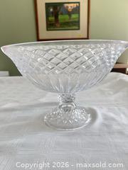 MaxSold Auction: Waterford Cut Crystal Vase with Pedestal Bowl and Glass Flower Stems - Las Vegas (Nevada, USA) PARTNER MANAGED Estate Sale Online Auction -  Argent Star Court