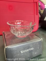 MaxSold Auction: Waterford Glengariff Crystal Bowl, 12.5 cm Diameter - Las Vegas (Nevada, USA) PARTNER MANAGED Estate Sale Online Auction -  Argent Star Court