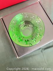 MaxSold Auction: Waterford Green Crystal Shamrock Small Candle Holder  - Las Vegas (Nevada, USA) PARTNER MANAGED Estate Sale Online Auction -  Argent Star Court
