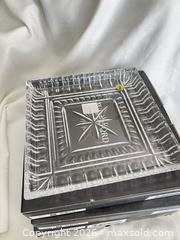 MaxSold Auction: Waterford O'Connell Crystal Tray 10 x 10 in - Lot of 4 - Las Vegas (Nevada, USA) PARTNER MANAGED Estate Sale Online Auction -  Argent Star Court