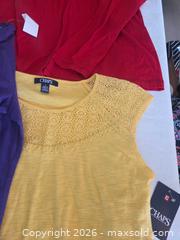 MaxSold Auction: Women's Tops Lot, Chaps & SO, Size Medium, Mixed Colors - Las Vegas (Nevada, USA) PARTNER MANAGED Estate Sale Online Auction -  Argent Star Court