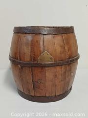 MaxSold Auction: Antique Chinese Wooden Barrel - Toronto (Ontario, Canada) PARTNER MANAGED Reseller Online Auction - Queen Street West.