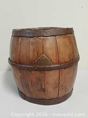 MaxSold Auction: Antique Chinese Wooden Barrel - Toronto (Ontario, Canada) PARTNER MANAGED Reseller Online Auction - Queen Street West.