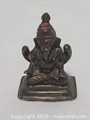 MaxSold Auction: Antique Rajasthan Miniature Silver Ganesha Figure - Toronto (Ontario, Canada) PARTNER MANAGED Reseller Online Auction - Queen Street West.