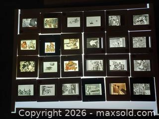 MaxSold Auction: Modern Art Slides in Box with Light Box - Toronto (Ontario, Canada) PARTNER MANAGED Reseller Online Auction - Queen Street West.