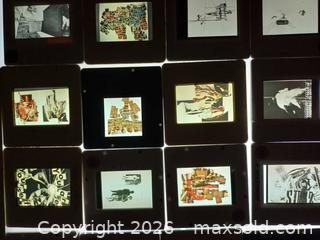 MaxSold Auction: Modern Art Slides in Box with Light Box - Toronto (Ontario, Canada) PARTNER MANAGED Reseller Online Auction - Queen Street West.