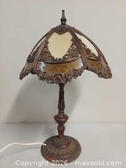 MaxSold Auction: Old Slag Glass Table Lamp - Toronto (Ontario, Canada) PARTNER MANAGED Reseller Online Auction - Queen Street West.