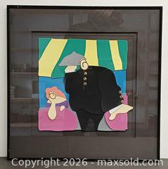 MaxSold Auction: Pop Art Comtemporary Mixed Media Collage by Artist Logan Signed & Numbered  - Toronto (Ontario, Canada) PARTNER MANAGED Reseller Online Auction - Queen Street West.