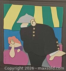 MaxSold Auction: Pop Art Comtemporary Mixed Media Collage by Artist Logan Signed & Numbered  - Toronto (Ontario, Canada) PARTNER MANAGED Reseller Online Auction - Queen Street West.