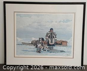 MaxSold Auction: The Spirit of The Seal Limited Edition Print By Canadian Artist Robert Paananen - Toronto (Ontario, Canada) PARTNER MANAGED Reseller Online Auction - Queen Street West.