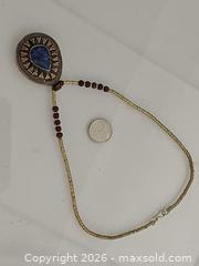 MaxSold Auction: Vintage Afghan Tribal Brass Beads Lapis Lazuli Pendant Neclace  - Toronto (Ontario, Canada) PARTNER MANAGED Reseller Online Auction - Queen Street West.