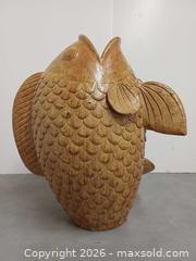 MaxSold Auction: Vintage Asian Terracotta Koi Fish Sculpture Garden Decor - Toronto (Ontario, Canada) PARTNER MANAGED Reseller Online Auction - Queen Street West.
