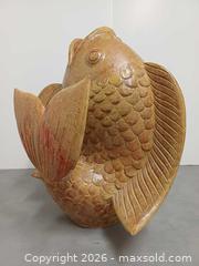 MaxSold Auction: Vintage Asian Terracotta Koi Fish Sculpture Garden Decor - Toronto (Ontario, Canada) PARTNER MANAGED Reseller Online Auction - Queen Street West.