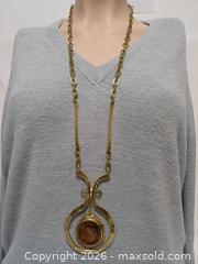 MaxSold Auction: Vintage Brutalist Large Rafael Canada Pendant Necklace  - Toronto (Ontario, Canada) PARTNER MANAGED Reseller Online Auction - Queen Street West.