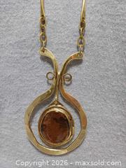 MaxSold Auction: Vintage Brutalist Large Rafael Canada Pendant Necklace  - Toronto (Ontario, Canada) PARTNER MANAGED Reseller Online Auction - Queen Street West.