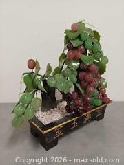 MaxSold Auction: Vintage Chinese Jade Stone Grapes Vine Bonsai Decoration Sculpture  - Toronto (Ontario, Canada) PARTNER MANAGED Reseller Online Auction - Queen Street West.