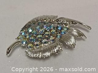 MaxSold Auction: Vintage Coro AB Rhinestone Brooch  - Toronto (Ontario, Canada) PARTNER MANAGED Reseller Online Auction - Queen Street West.