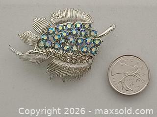 MaxSold Auction: Vintage Coro AB Rhinestone Brooch  - Toronto (Ontario, Canada) PARTNER MANAGED Reseller Online Auction - Queen Street West.