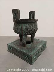 MaxSold Auction: Vintage Decoration Small Asian Chinese Bronze Tripod Vessel  - Toronto (Ontario, Canada) PARTNER MANAGED Reseller Online Auction - Queen Street West.