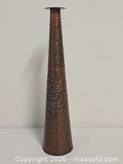 MaxSold Auction: Vintage MCM Brutalist Bronze Vase by LASZLO DOMOTOR Signed  - Toronto (Ontario, Canada) PARTNER MANAGED Reseller Online Auction - Queen Street West.