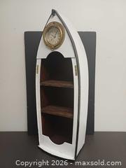 MaxSold Auction: Vintage Nautical Boat Style Wall Shell with Clock - Toronto (Ontario, Canada) PARTNER MANAGED Reseller Online Auction - Queen Street West.