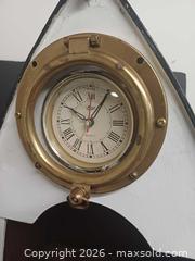 MaxSold Auction: Vintage Nautical Boat Style Wall Shell with Clock - Toronto (Ontario, Canada) PARTNER MANAGED Reseller Online Auction - Queen Street West.