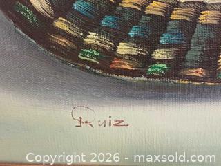 MaxSold Auction: Vintage Oil Painting Hopi Wicker Basketry - Toronto (Ontario, Canada) PARTNER MANAGED Reseller Online Auction - Queen Street West.