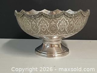 MaxSold Auction: Vintage Persian Silverplated Footed Bowl - Toronto (Ontario, Canada) PARTNER MANAGED Reseller Online Auction - Queen Street West.