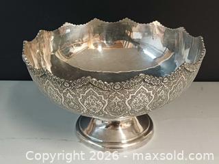 MaxSold Auction: Vintage Persian Silverplated Footed Bowl - Toronto (Ontario, Canada) PARTNER MANAGED Reseller Online Auction - Queen Street West.