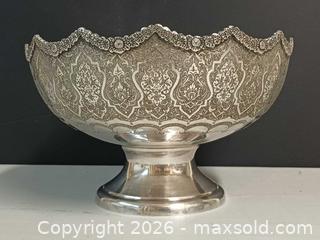 MaxSold Auction: Vintage Persian Silverplated Footed Bowl - Toronto (Ontario, Canada) PARTNER MANAGED Reseller Online Auction - Queen Street West.