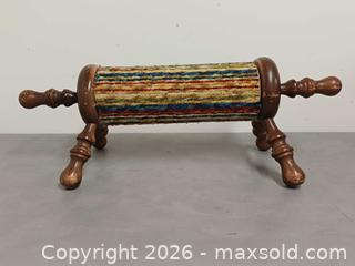 MaxSold Auction: Vintage Rolling Pin Footstool  - Toronto (Ontario, Canada) PARTNER MANAGED Reseller Online Auction - Queen Street West.