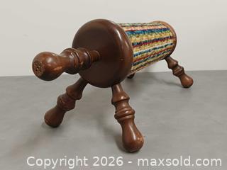 MaxSold Auction: Vintage Rolling Pin Footstool  - Toronto (Ontario, Canada) PARTNER MANAGED Reseller Online Auction - Queen Street West.