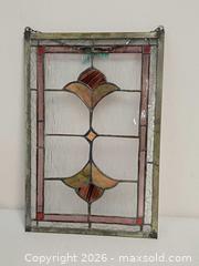 MaxSold Auction: Vintage Stained Glass Window Panel  - Toronto (Ontario, Canada) PARTNER MANAGED Reseller Online Auction - Queen Street West.