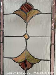MaxSold Auction: Vintage Stained Glass Window Panel  - Toronto (Ontario, Canada) PARTNER MANAGED Reseller Online Auction - Queen Street West.