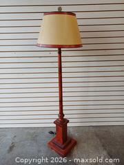 MaxSold Auction: Vintage Wooden Floor Lamp - Toronto (Ontario, Canada) PARTNER MANAGED Reseller Online Auction - Queen Street West.