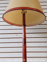 MaxSold Auction: Vintage Wooden Floor Lamp - Toronto (Ontario, Canada) PARTNER MANAGED Reseller Online Auction - Queen Street West.