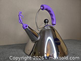 MaxSold Auction: ALESSI 3909 Limited Edition Kettle BNIB. Designed by Virgil Abloh - Hamilton (Ontario, Canada) SELLER MANAGED Estate Sale Online Auction - Bishopsgate Avenue