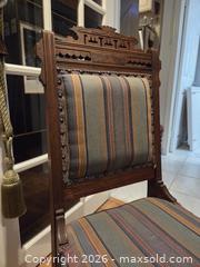 MaxSold Auction: Antique Eastlake Style Parlour/ Dining Chair - Hamilton (Ontario, Canada) SELLER MANAGED Estate Sale Online Auction - Bishopsgate Avenue