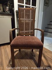MaxSold Auction: Vintage Wood Chair with Caning - Hamilton (Ontario, Canada) SELLER MANAGED Estate Sale Online Auction - Bishopsgate Avenue