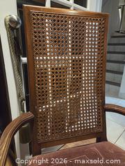 MaxSold Auction: Vintage Wood Chair with Caning - Hamilton (Ontario, Canada) SELLER MANAGED Estate Sale Online Auction - Bishopsgate Avenue