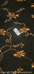 MaxSold Auction: Black Floral Area Rug 90" x 120" Synthetic Polypropylene - Kingston (Ontario, Canada) PARTNER MANAGED Moving Online Auction - Fernmoor Drive