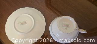 MaxSold Auction: Bone China Teacup & Saucer Sets, Floral Gilded Scalloped (5 sets) - Kingston (Ontario, Canada) PARTNER MANAGED Moving Online Auction - Fernmoor Drive