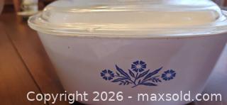 MaxSold Auction: CorningWare Cornflower 2.5 qt Stoneware Dishes with Glass Lids - Kingston (Ontario, Canada) PARTNER MANAGED Moving Online Auction - Fernmoor Drive